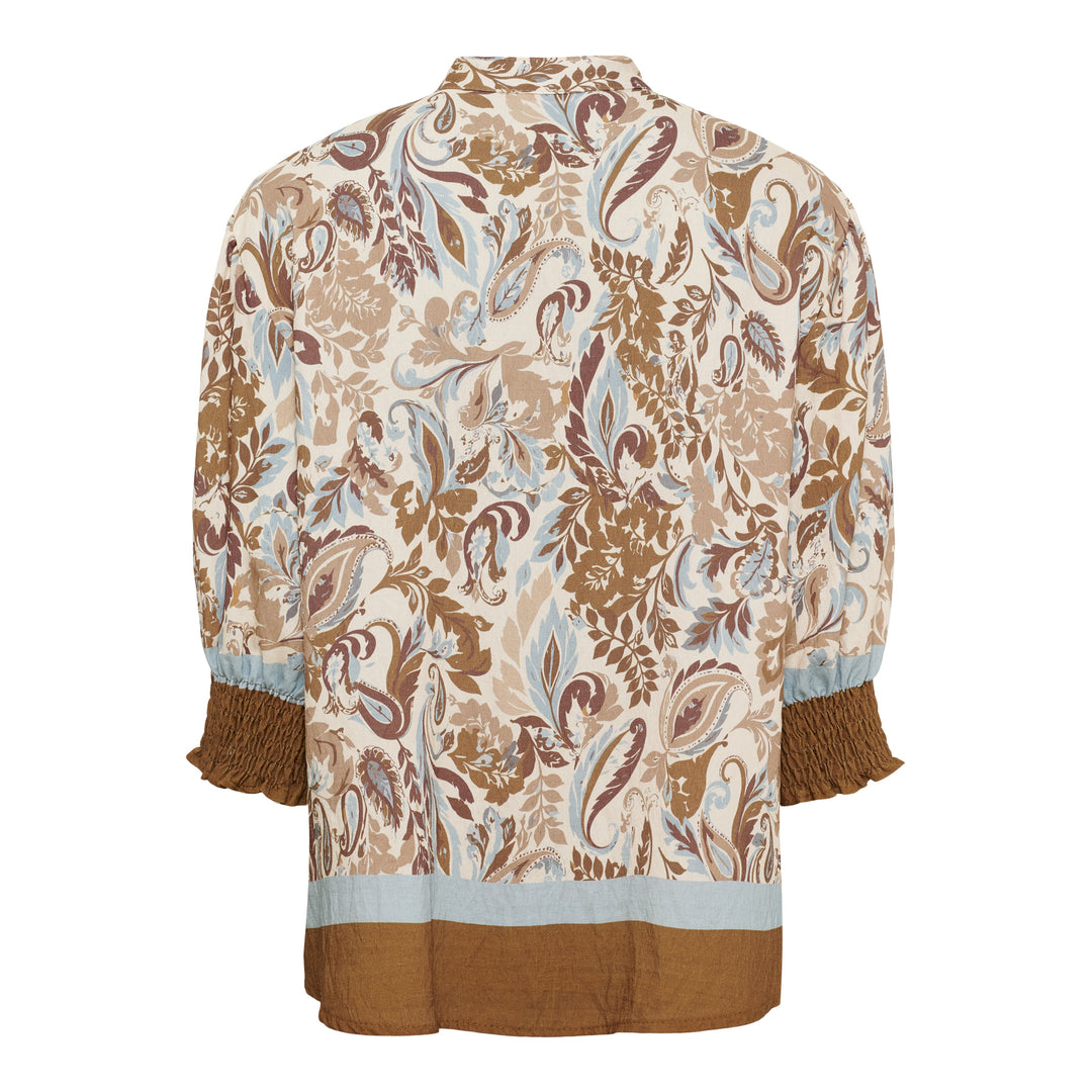 MARTA DU CHATEAU - SKJORTE -  MELISANDE 7527 - CAMELLO1240TPN