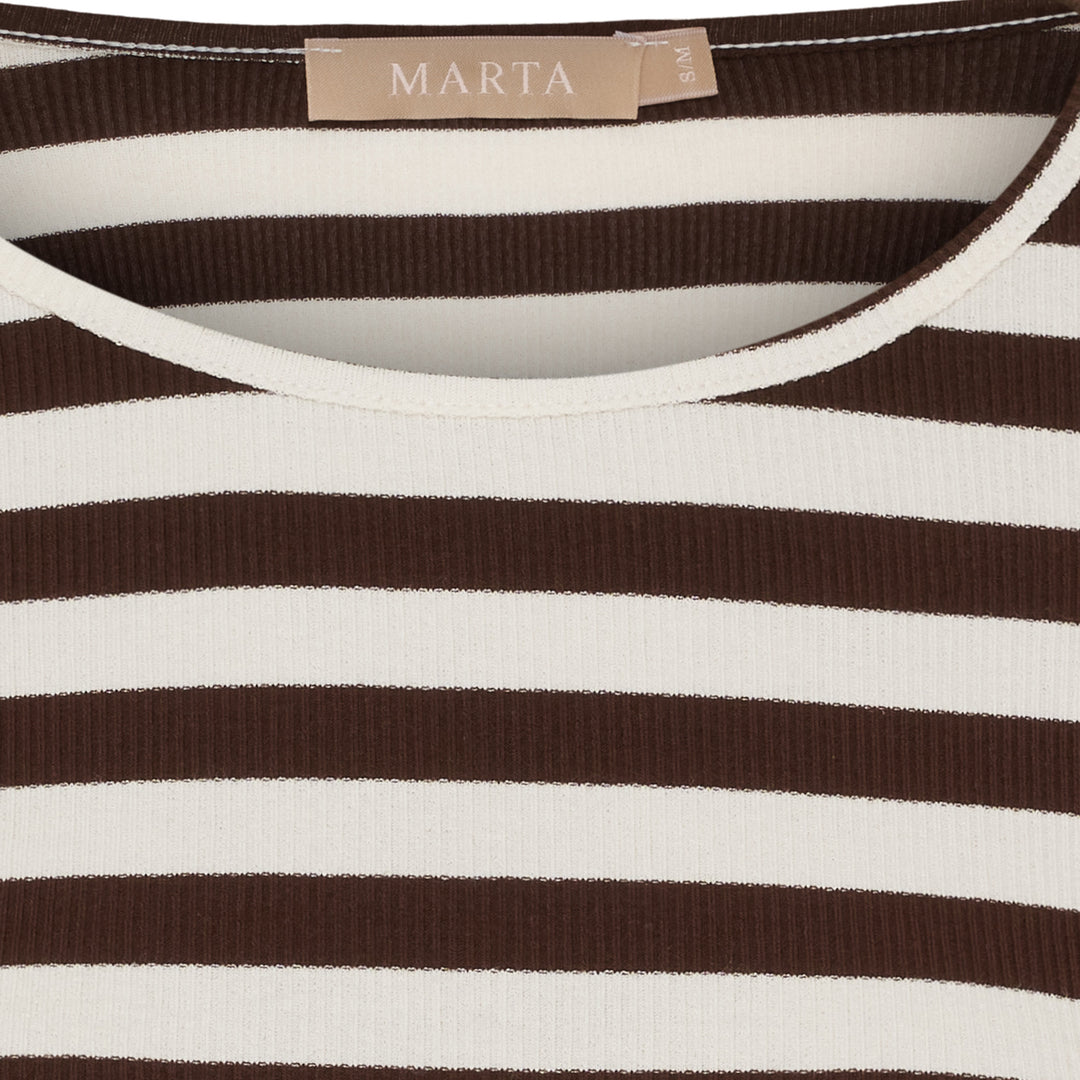 MARTA DU CHATEAU - BLUSE - BEGONIA 7702 - MORO