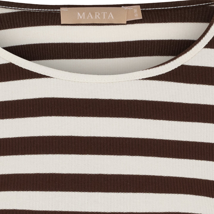 MARTA DU CHATEAU - BLUSE - BEGONIA 7702 - MORO