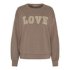MARTA DU CHATEAU - SWEATSHIRT - JESSA 7976 - FANGO MELANGE