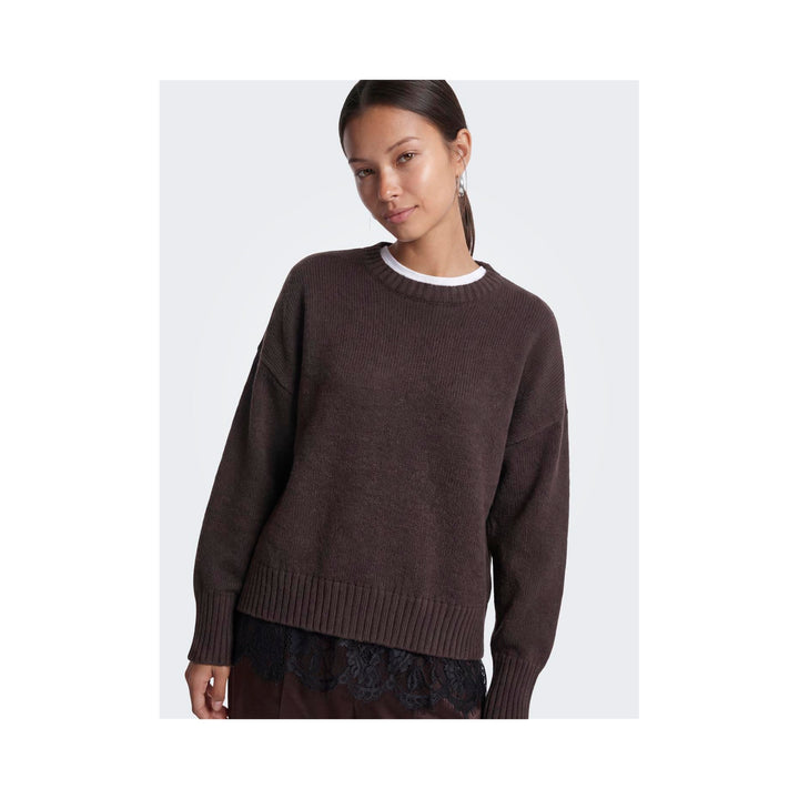 ONLY - TRØJE - LEVIE 15387711 - COFFEE BEAN