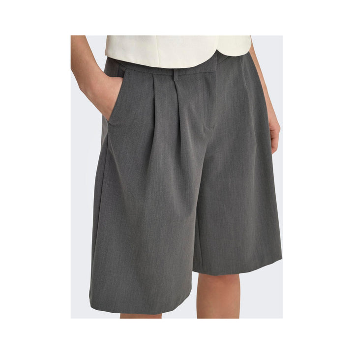 ONLY - BERMUDA SHORTS - NALINA 15374196 - MEDIUM GREY MELANGE