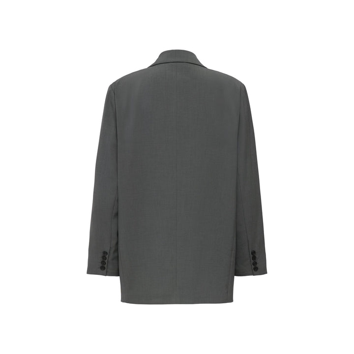 ONLY - BLAZER - SVEA LIFE OVERSIZE - 15351075 - DARK GREY MELLANGE