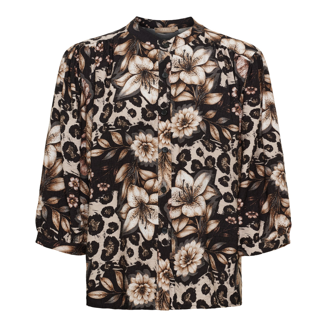 MARTA DU CHATEAU - BLUSE - DESTINY 8044 - NERO1948PPG