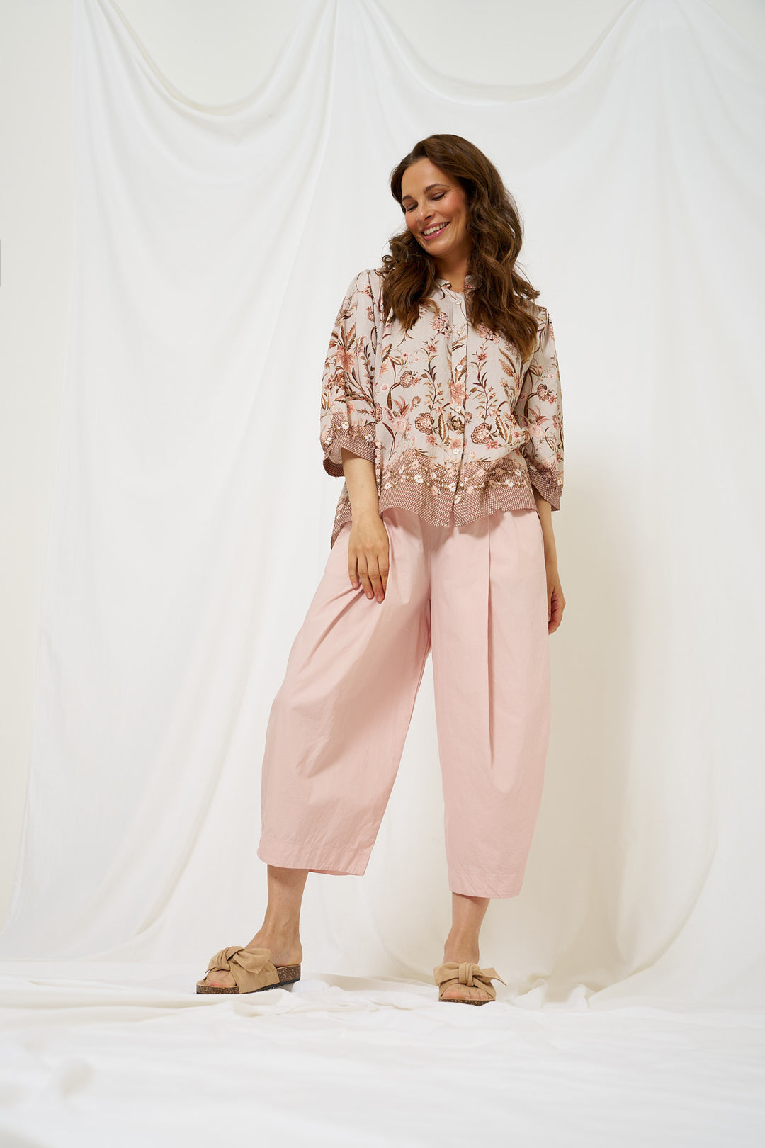 MARTA DU CHATEAU - BLUSE - DESTINY 8044 - GREY3142TPS