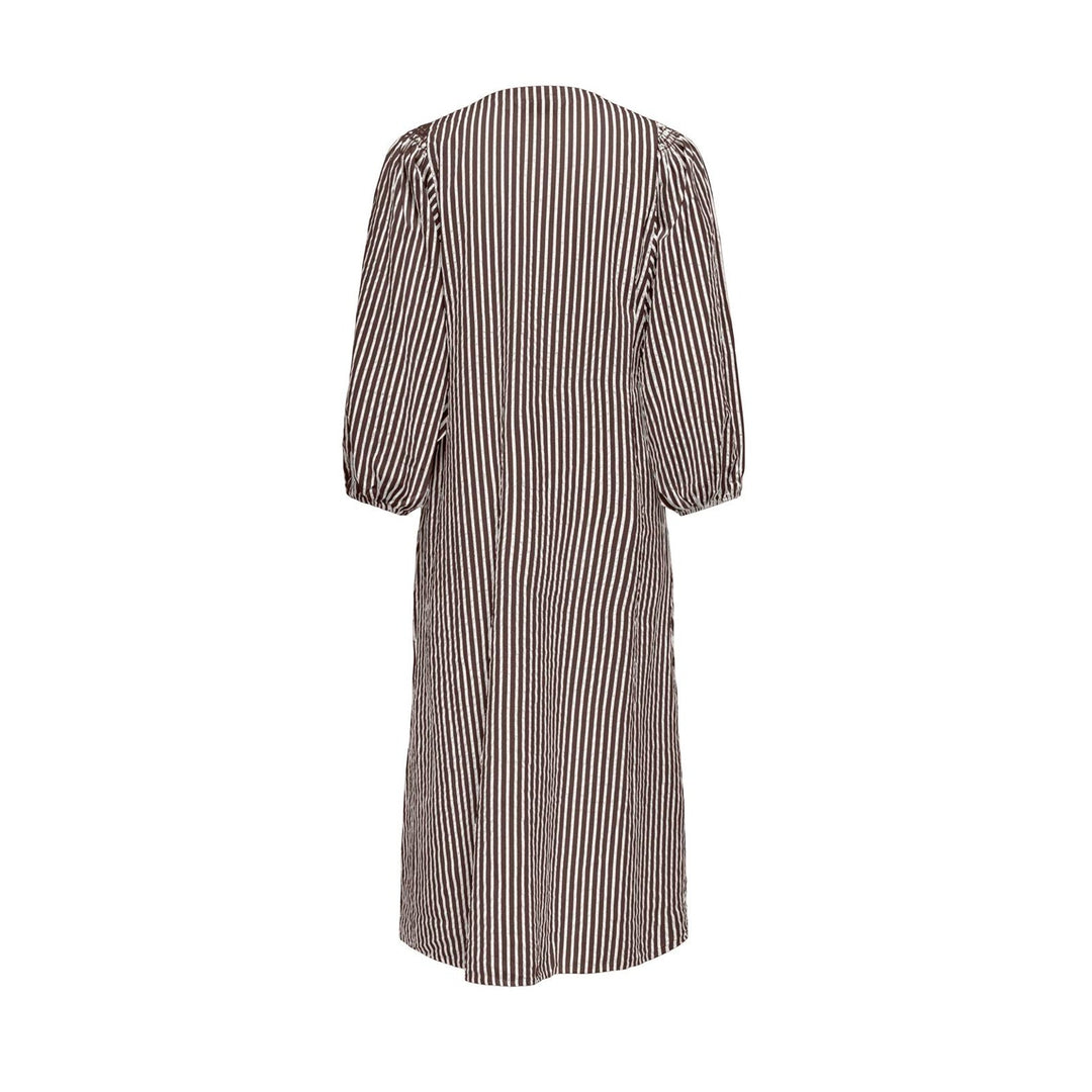 ONLY - KJOLE - ROLLY 15373671 - CHOCOLATE MARTINI STRIPES/CLOUD DANCER