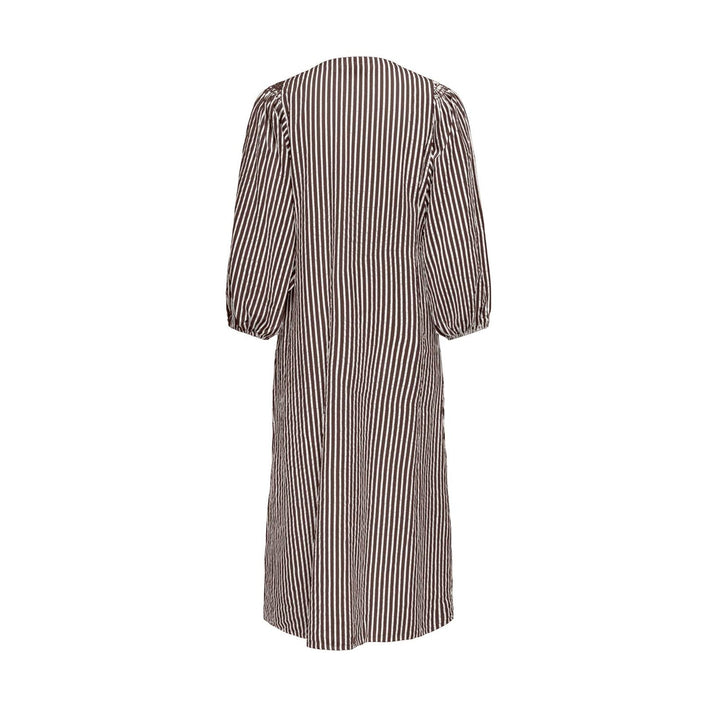 ONLY - KJOLE - ROLLY 15373671 - CHOCOLATE MARTINI STRIPES/CLOUD DANCER