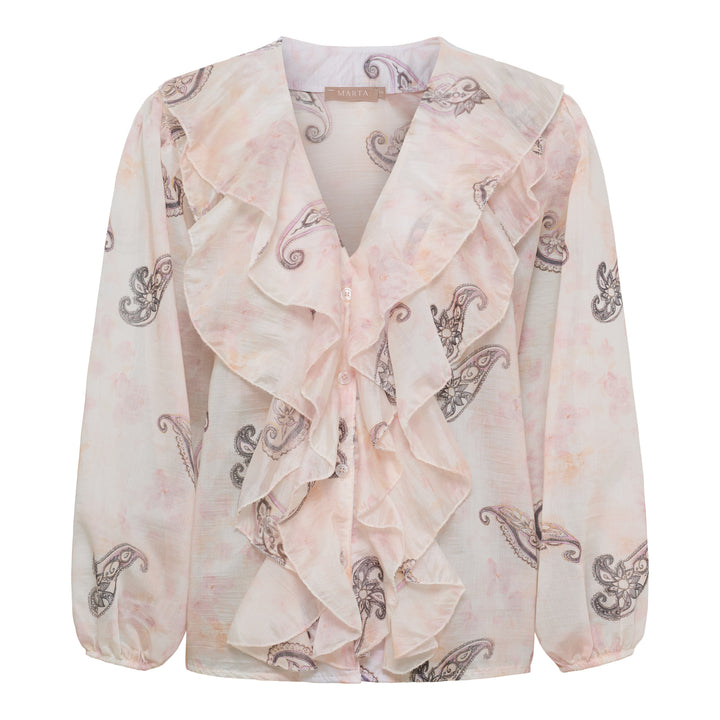 MARTA DU CHATEAU - BLUSE - ALENA 8108 - NERO