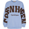 MARTA DU CHATEAU - SWEATSHIRT - HIBISCUS 22659 - SKY BLUE