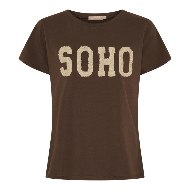 MARTA DU CHATEAU - T-SHIRT - HERDIS 84275 - MORO/BEIGE