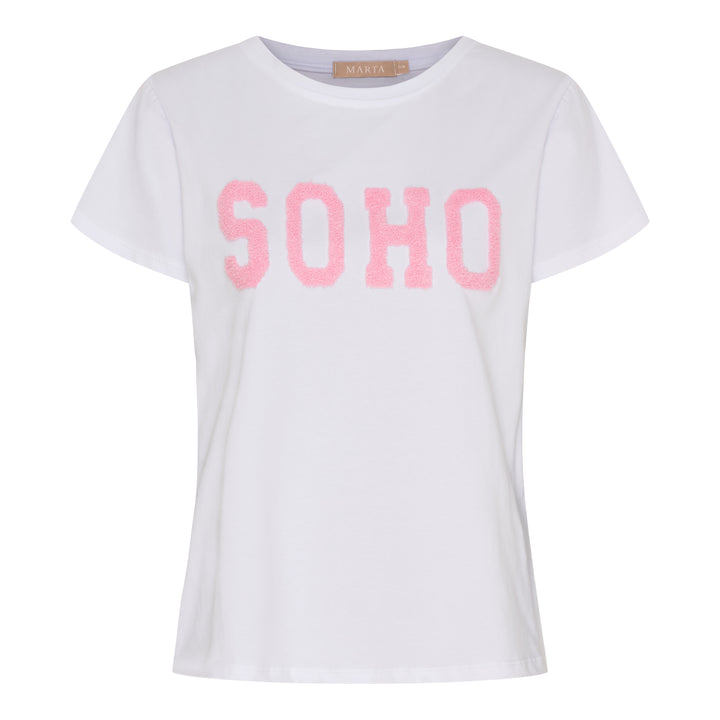 MARTA DU CHATEAU - T-SHIRT - HERDIS 84275 - WHITE/BABY