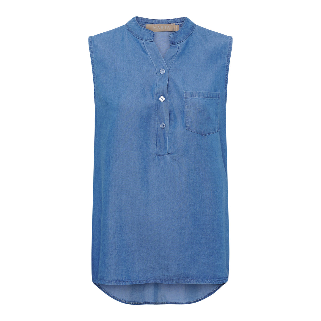 MARTA DU CHATEAU - TOP - RYLINA 84571JV - MEDIO BLUE
