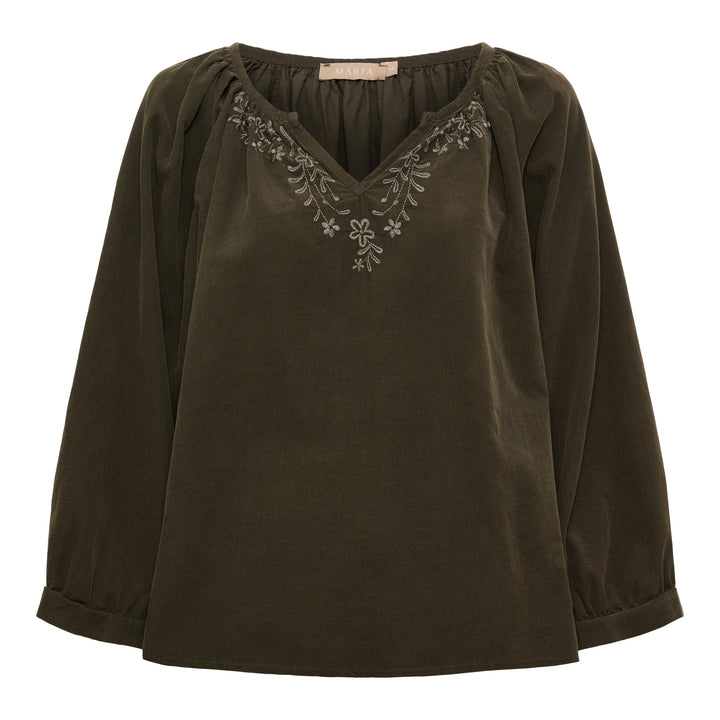 MARTA DU CHATEAU - BLUSE - FLAMINGO - 8529 - MORO