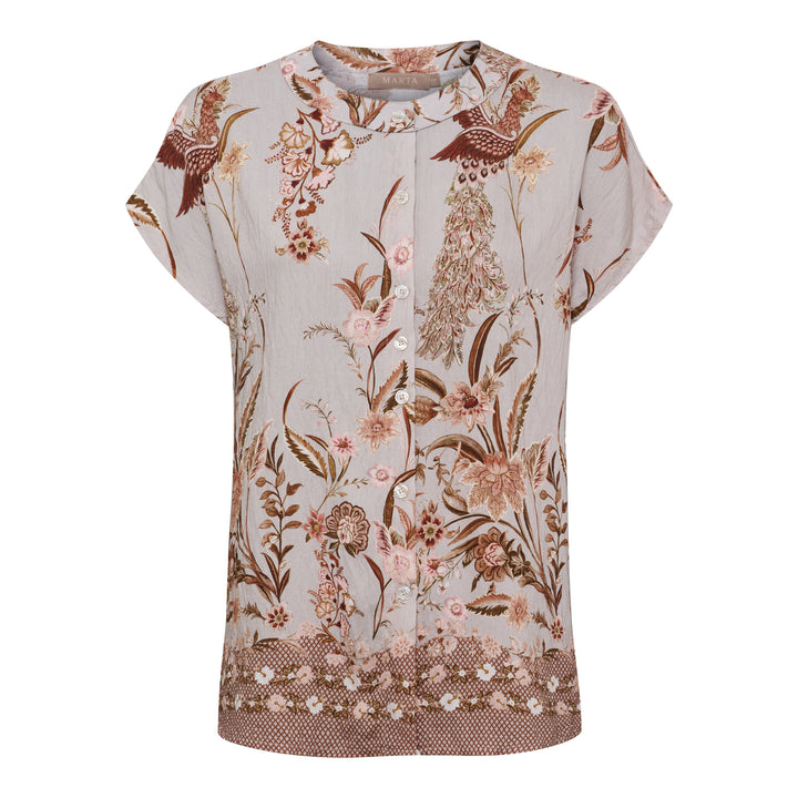 MARTA DU CHATEAU - SKJORTE - 31028- GREY3142TPS