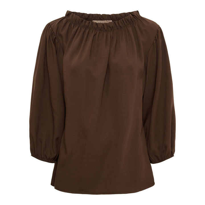 MARTA DU CHATEAU - BLUSE - JUNIPER - 8558 - MORO
