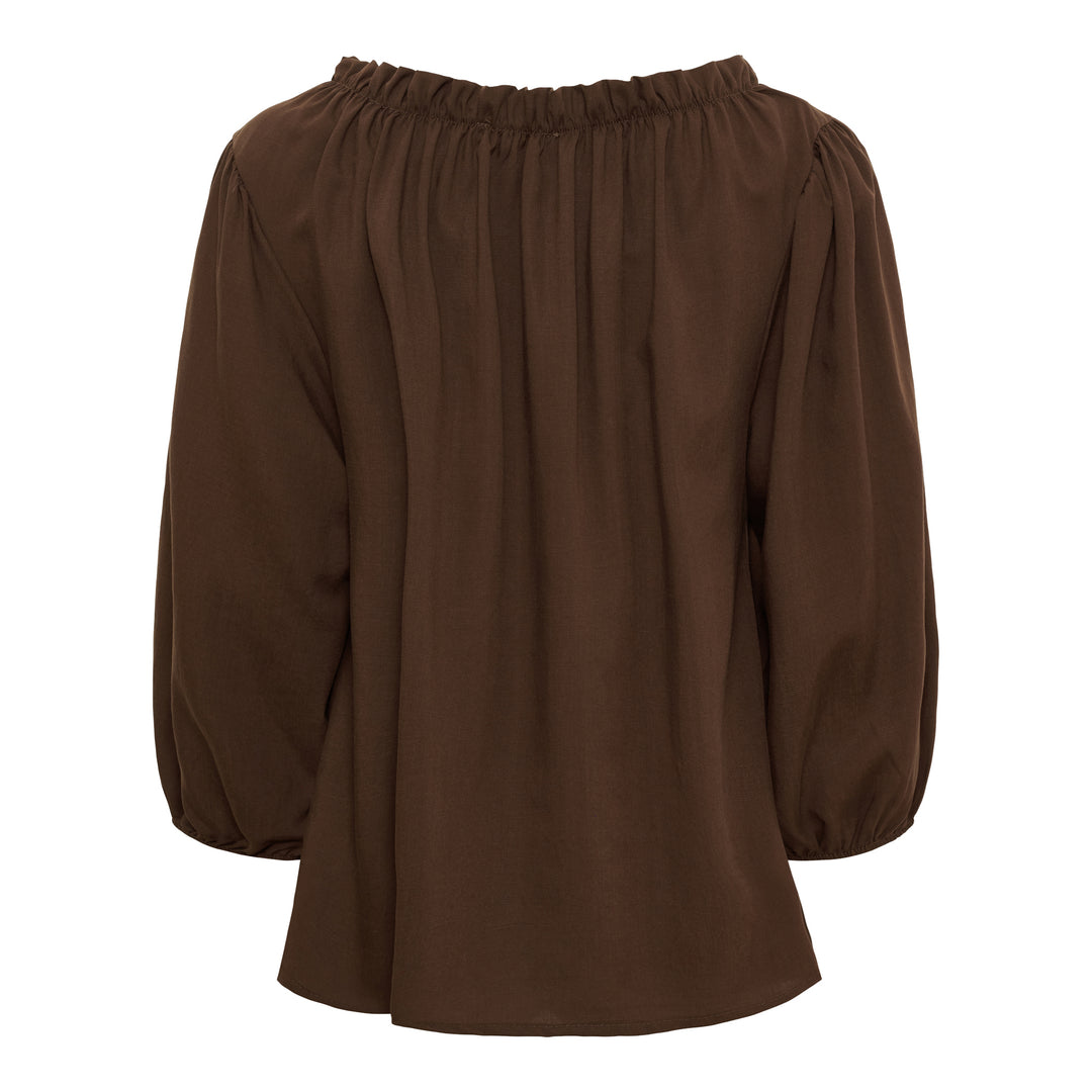 MARTA DU CHATEAU - BLUSE - JUNIPER - 8558 - MORO