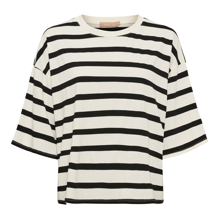 MARTA DU CHATEAU - T-SHIRTS - SAGE - 8577 - BLACK