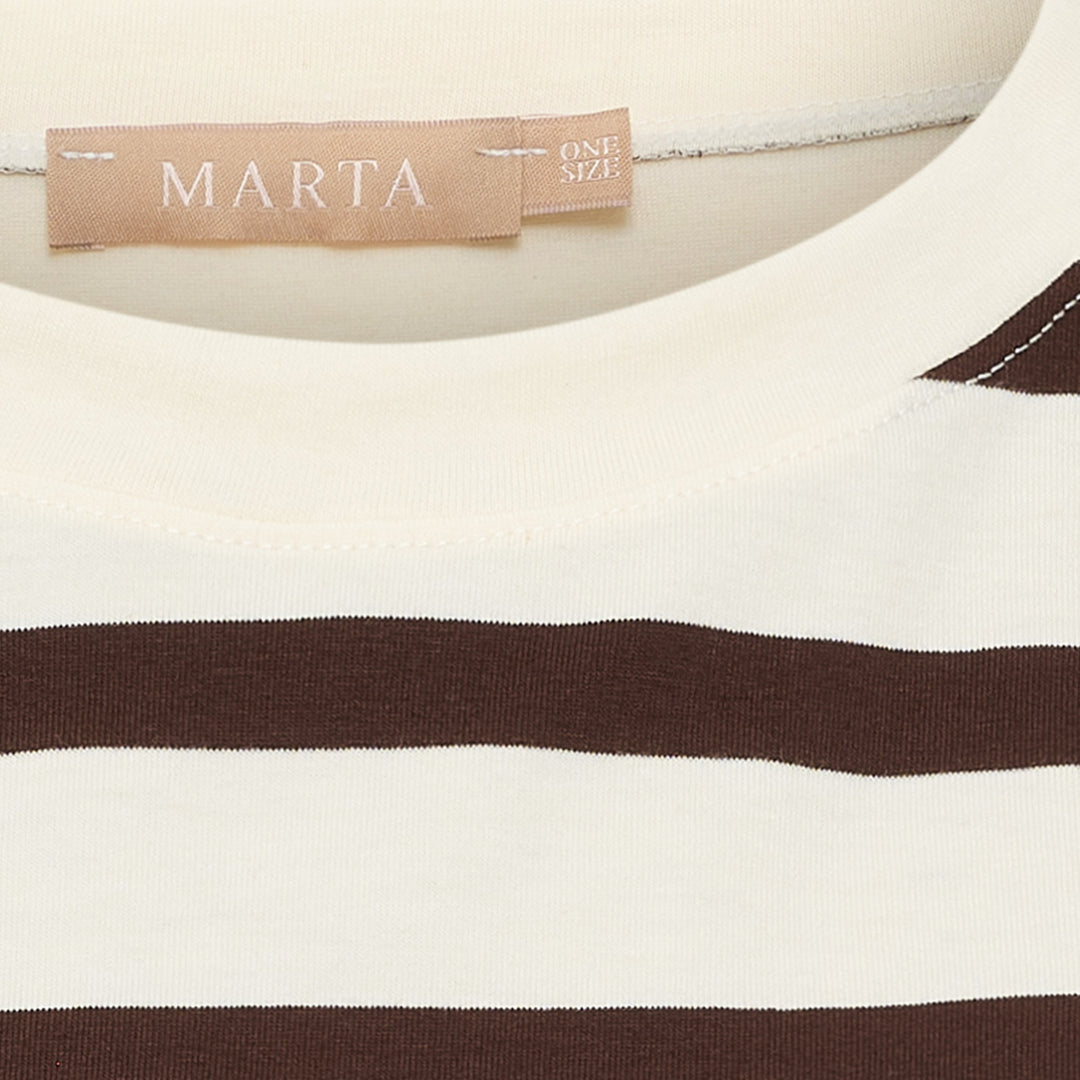 MARTA DU CHATEAU - T-SHIRT - SAGE - 8577 - MORO