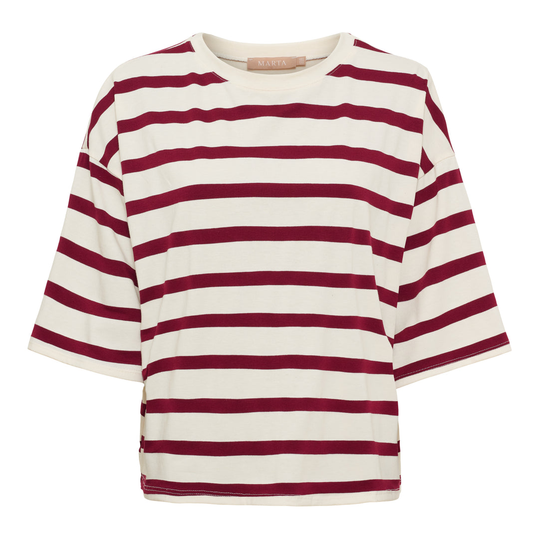 MARTA DU CHATEAU - T-SHIRTS - SAGE - 8577 - VINO