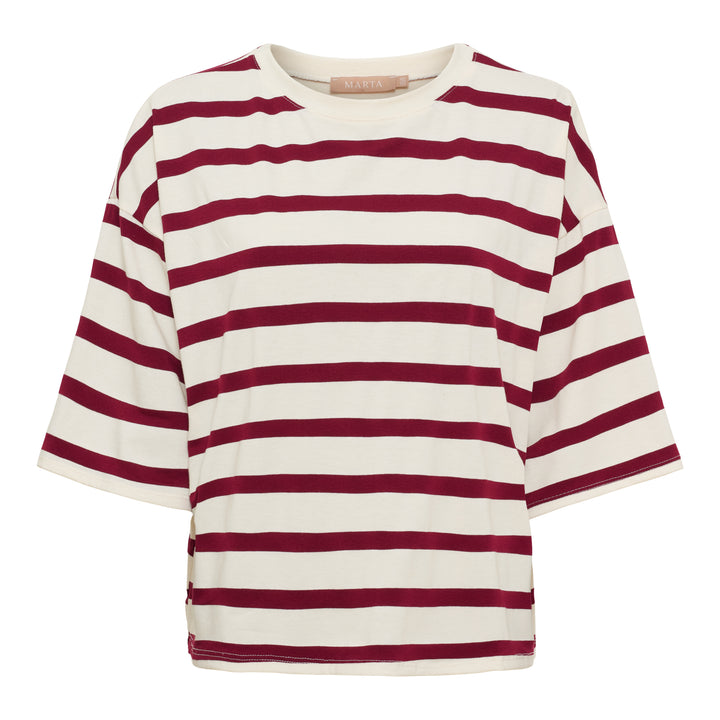 MARTA DU CHATEAU - T-SHIRTS - SAGE - 8577 - VINO