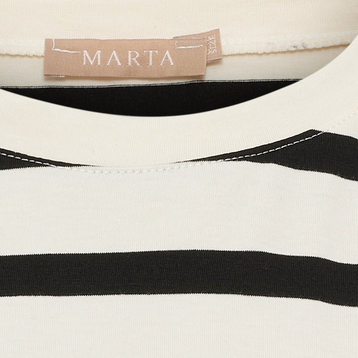 MARTA DU CHATEAU - T-SHIRTS - SAGE - 8577 - BLACK