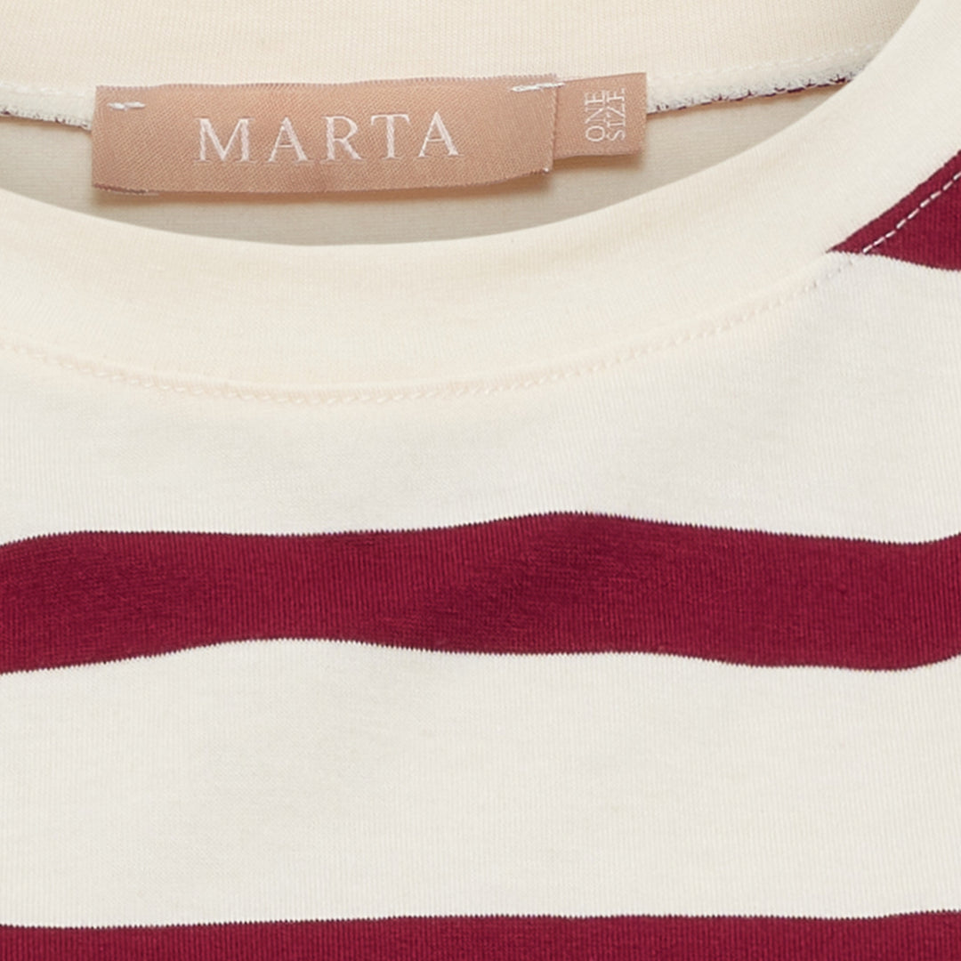 MARTA DU CHATEAU - T-SHIRTS - SAGE - 8577 - VINO