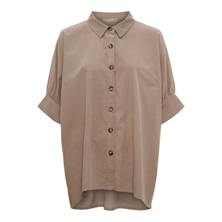 MARTA DU CHATEAU - SKJORTE - KAORI - 86250V - Tortora82751