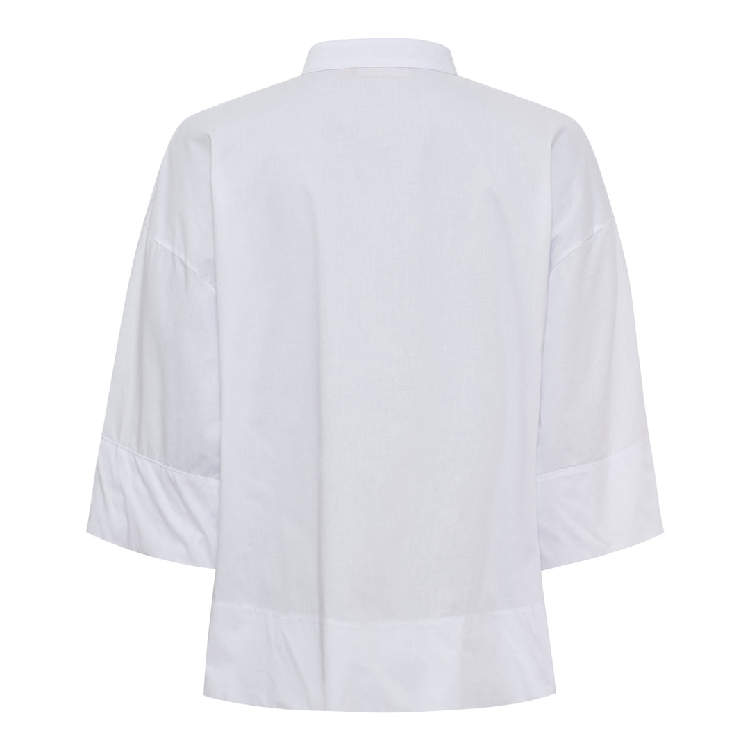 MARTA DU CHATEAU - SKJORTE - GINGER - 8627 - WHITE