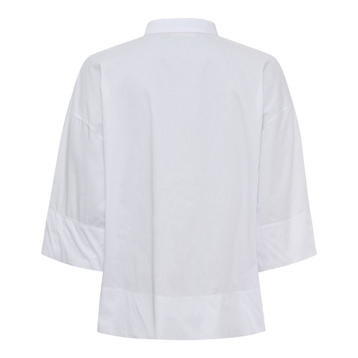 MARTA DU CHATEAU - SKJORTE - GINGER - 8627 - WHITE