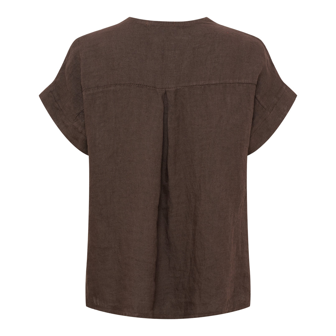 MARTA DU CHATEAU - BLUSE - BELLISSIMA 86520 - MOCCA