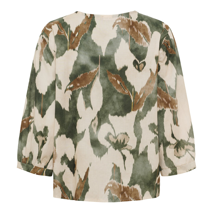 MARTA DU CHATEAU - BLUSE - COSMOS - 8687 - MILITARY