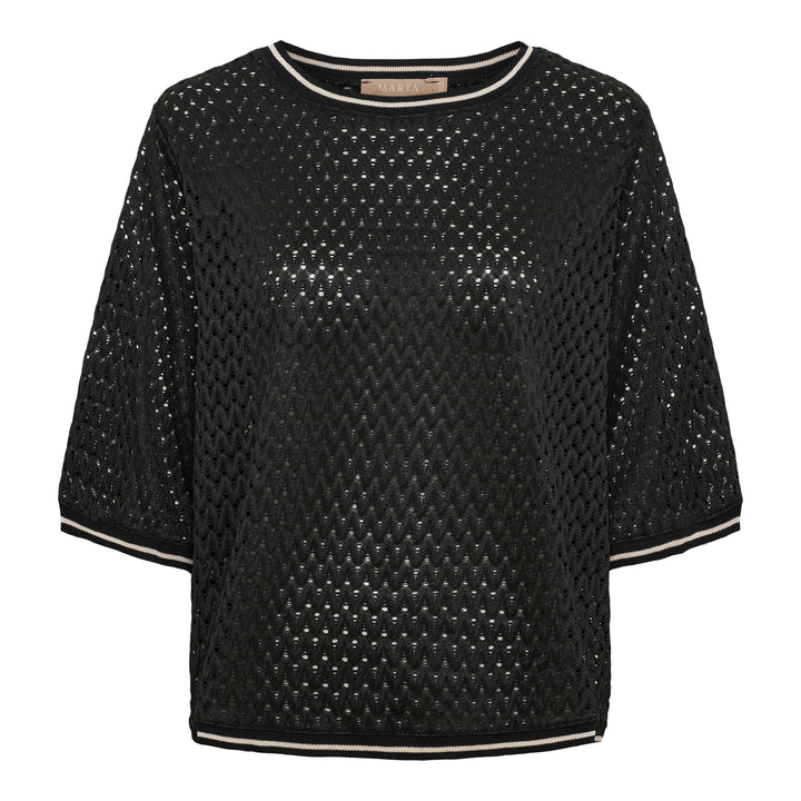 MARTA DU CHATEAU - BLUSE - ROWAN - 8701 - BLACK