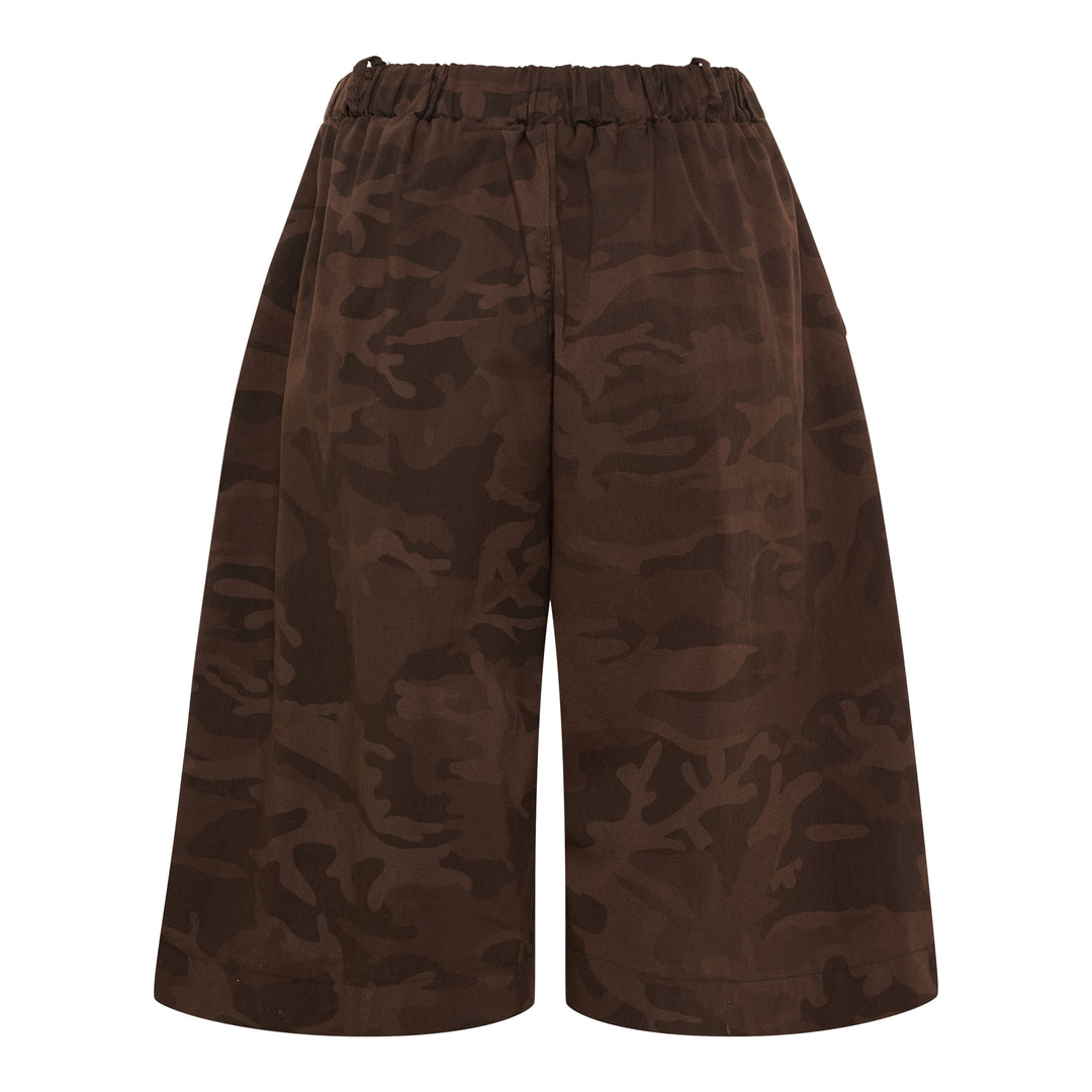 MARTA DU CHATEAU - SHORTS - ZURI -  8807D56 - CHOCOLATE
