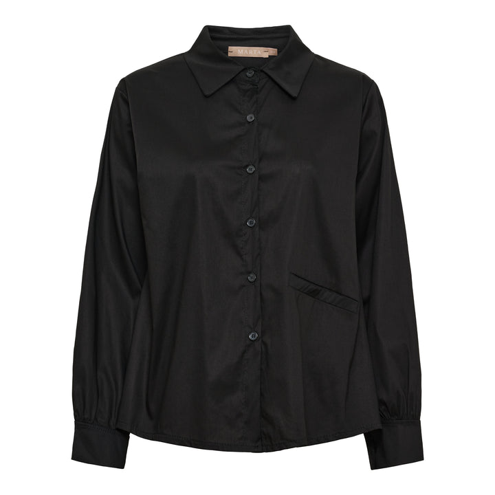 MARTA DU CHATEAU - SKJORTE - VAILA 8926 - BLACK