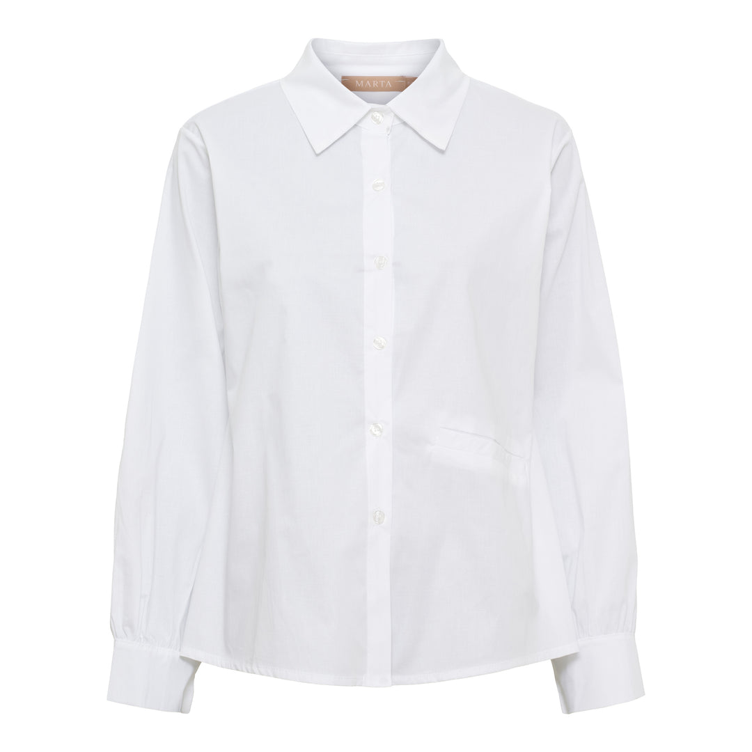 MARTA DU CHATEAU - SKJORTE - VAILA 8926 - WHITE