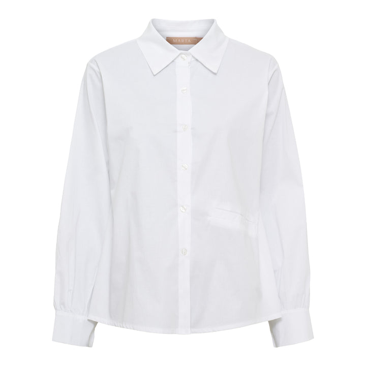 MARTA DU CHATEAU - SKJORTE - VAILA 8926 - WHITE
