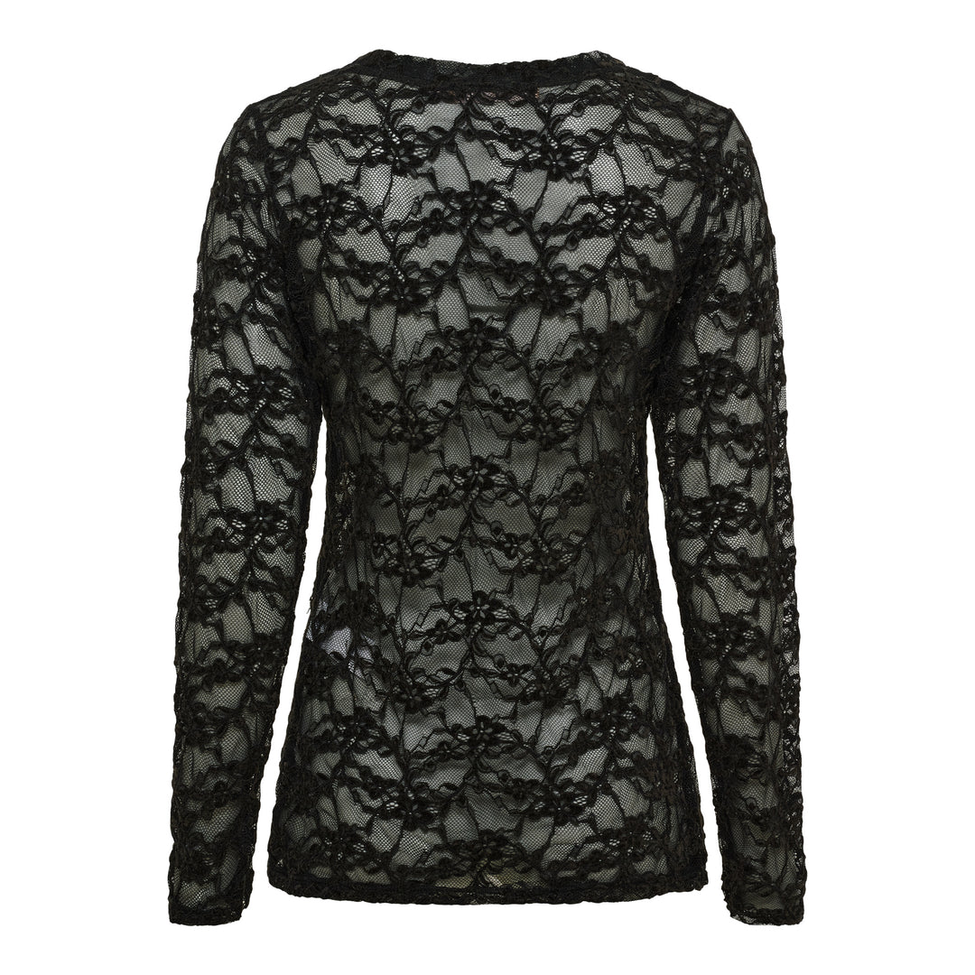 MARTA DU CHATEAU - T-SHIRT - PRIMULA 8941 - BLACK
