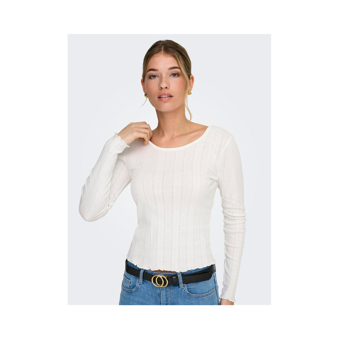 ONLY - BLUSE - TENNA 15367553 - CLOUD DANCER