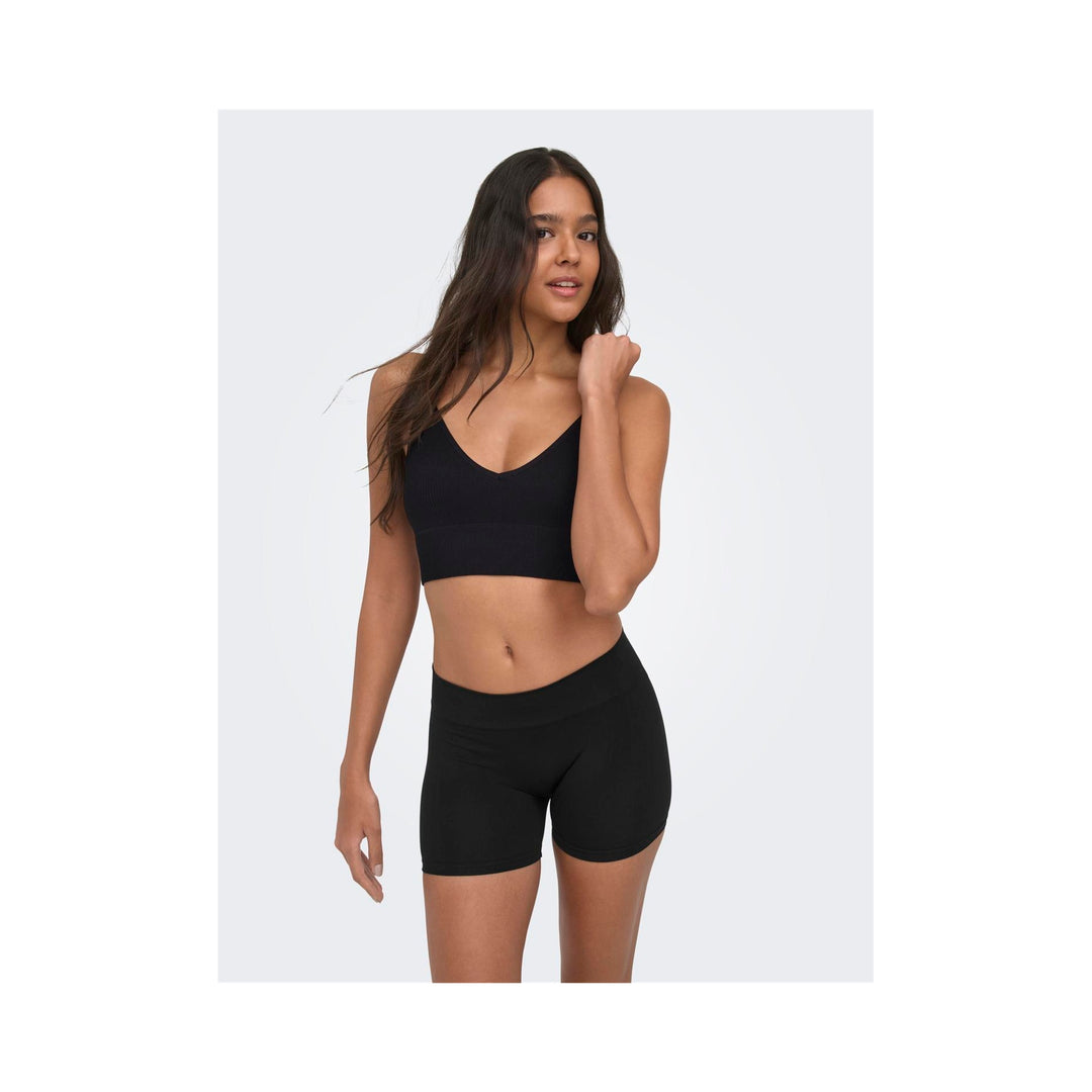 ONLY - BH - VICKY RIB SEAMLESS 15201539 - SORT