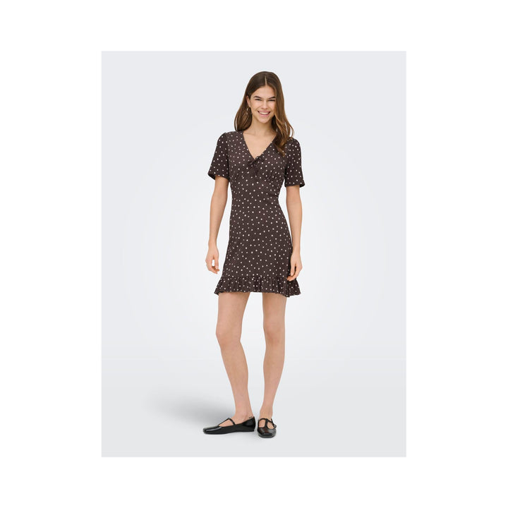 ONLY - KJOLE - MOLLY 15371873 - SHOPPING BAG/CLOUD DANCER DOTS