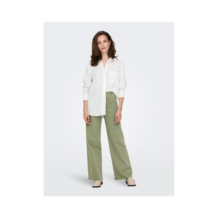 ONLY - SKJORTE - SALINA - 15335255 - CLOUD DANCER
