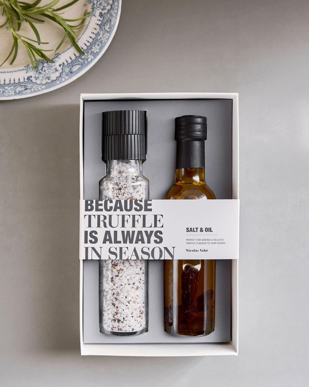 NICOLAS VAHÉ - GAVEÆSKE -  Gift box, Salt &amp; oil, Because truffle  300|25 g|cl - 900003016