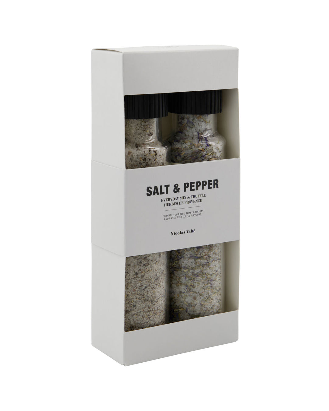 NICOLAS VAHÉ - GAVEÆSKE -  Salt everyday mix &amp; truffle + herbs de Provence, 300|270 g|g