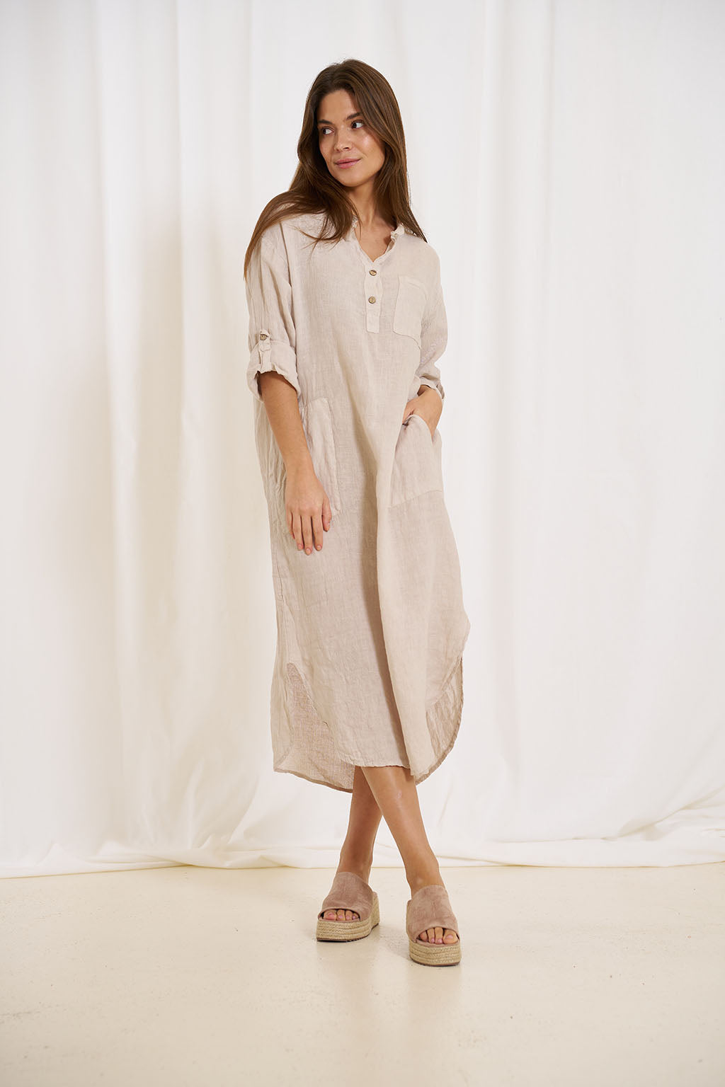 MARTA DU CHATEAU - KJOLE - NESS  269168 - SABBIA 1752