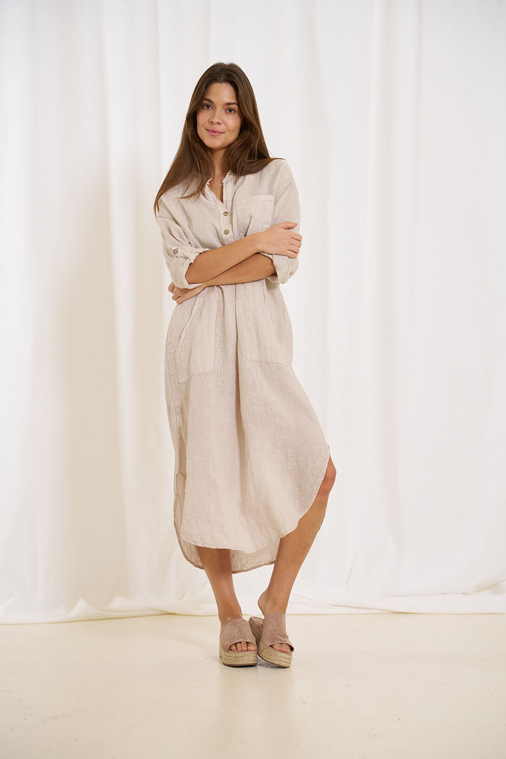 MARTA DU CHATEAU - KJOLE - NESS  269168 - SABBIA 1752