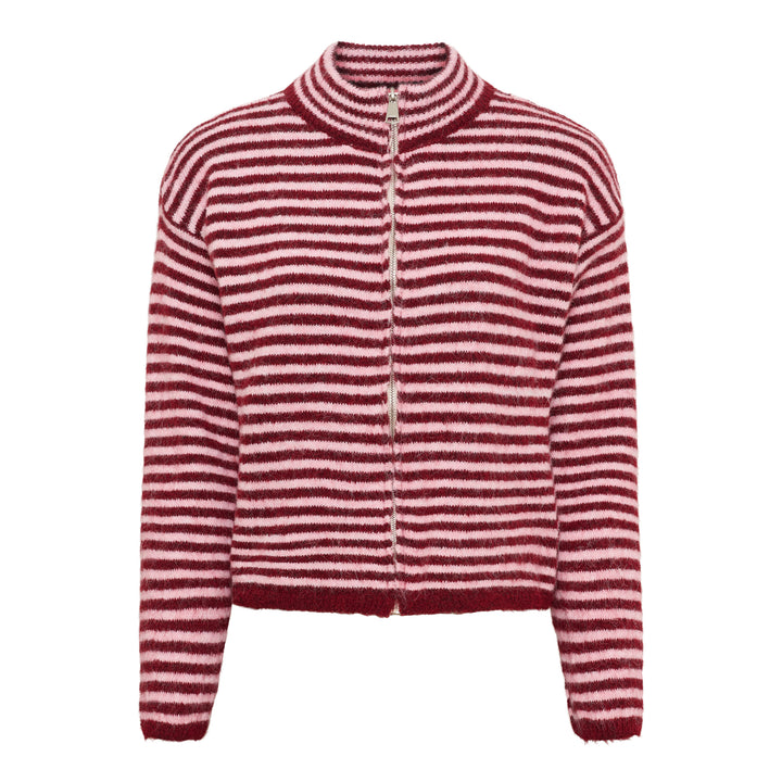 MARTA DU CHATEAU - CARDIGAN - ANAIS - 9586 - BORDEAUX