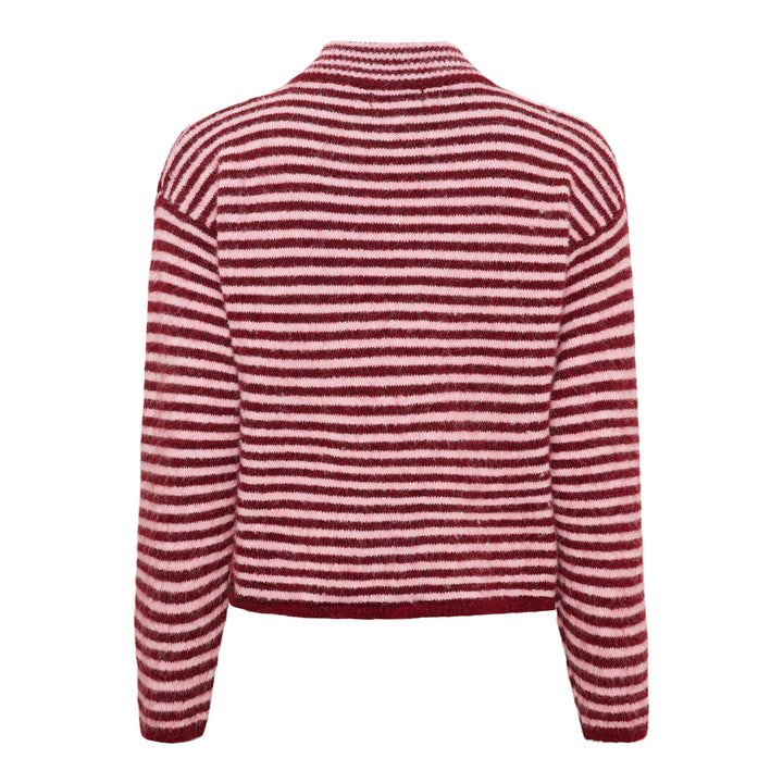 MARTA DU CHATEAU - CARDIGAN - ANAIS - 9586 - BORDEAUX