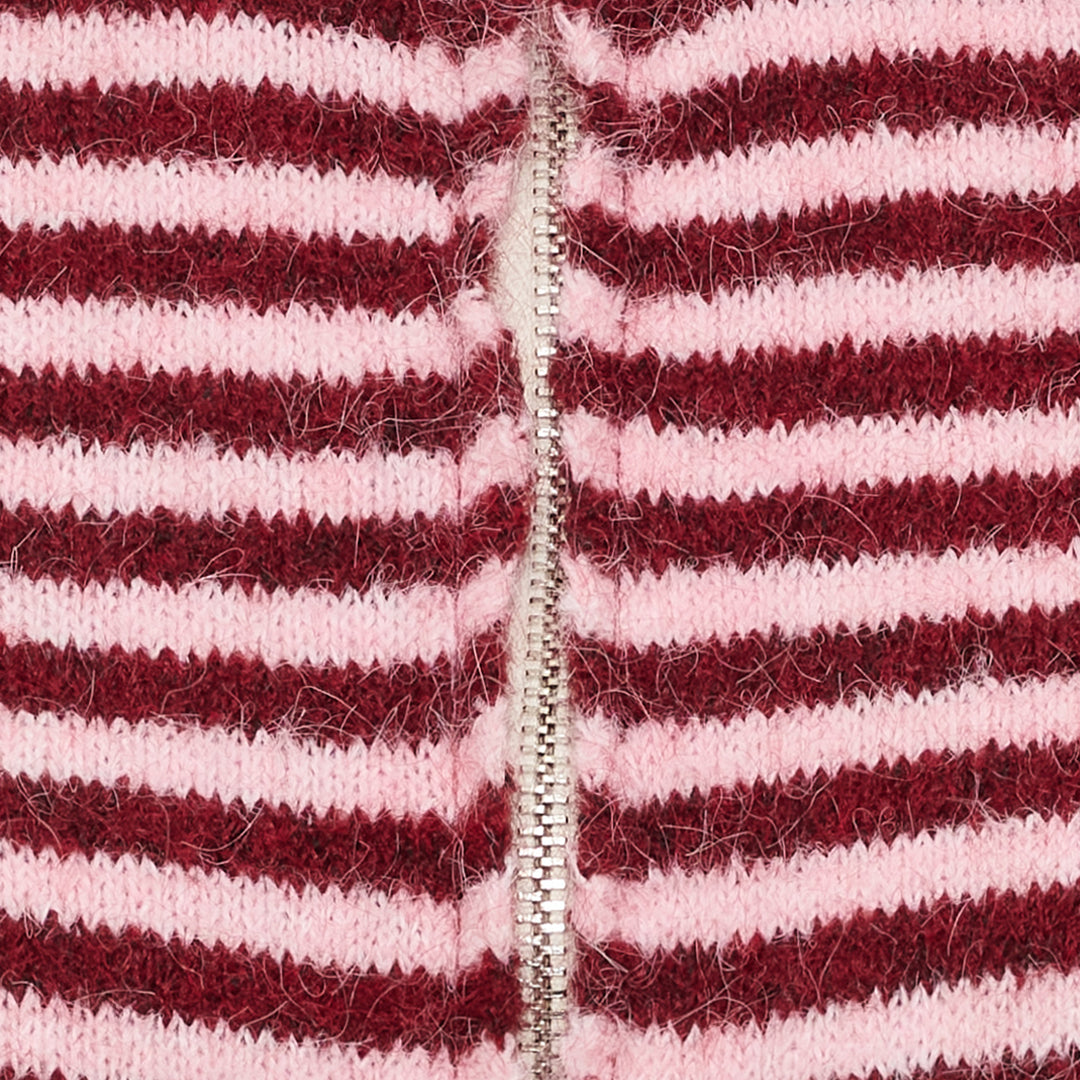 MARTA DU CHATEAU - CARDIGAN - ANAIS - 9586 - BORDEAUX