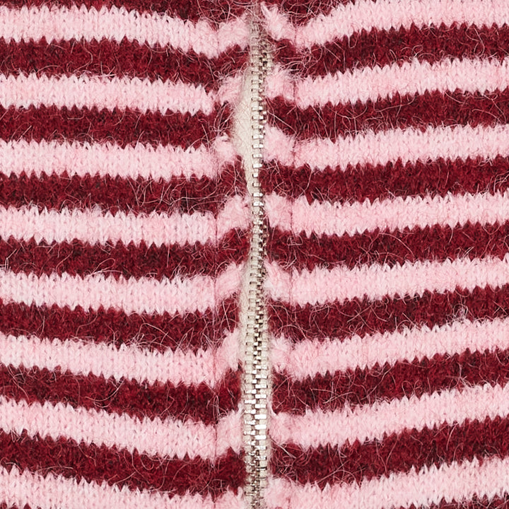 MARTA DU CHATEAU - CARDIGAN - ANAIS - 9586 - BORDEAUX