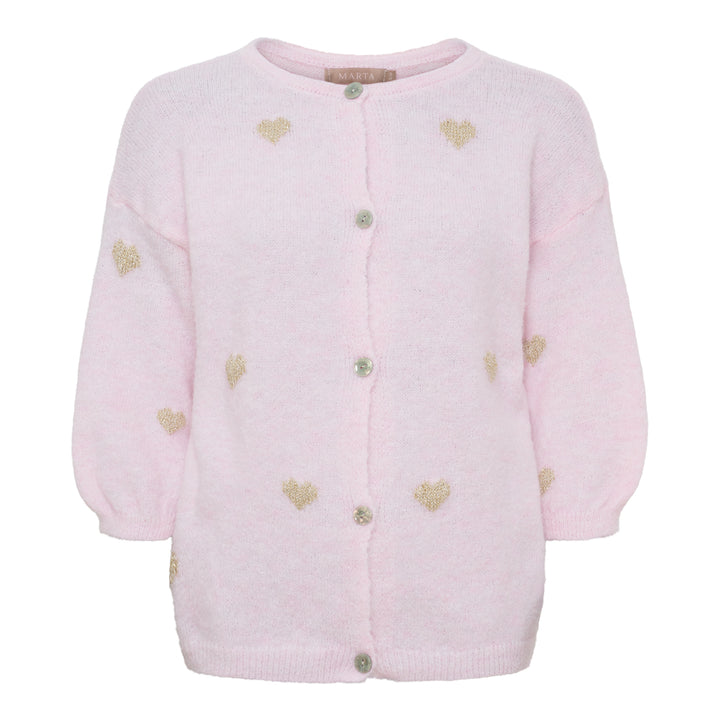 MARTA DU CHATEAU - CARDIGAN - PARISA 9647 - ROSE
